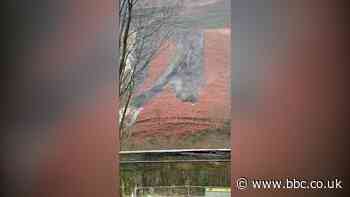 Storm Dennis: Tylorstown landslide site clear-up to begin