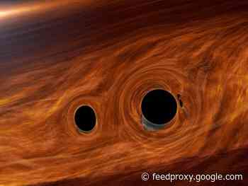 Invisible collision of monstrous black holes may have been seen for the first time     - CNET