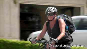 64-year-old cyclist maps Saskatoon via bike