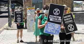 Every update as Extinction Rebellion activists marched from Gateshead to Newcastle - ChronicleLive