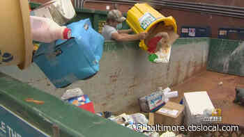 Wheelabrator Baltimore Provides Three Neighborhoods Dumpsters For Recycling Drop-Off - CBS Baltimore
