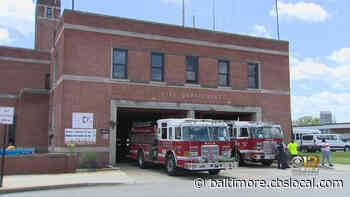 2 Baltimore City Fire Stations Protesting As They Face Cuts To Staff, Trucks In Mayor’s New Budget - CBS Baltimore