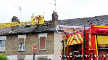 Près d'Arras, une toiture prend feu dans un quartier résidentiel - L'Avenir de l'Artois