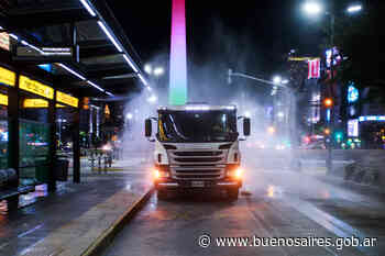 Fotogalería: así se desinfecta la Ciudad por Covid-19 - buenosaires.gob.ar
