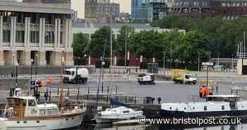 Yep more rubbish left on Bristol's Harbourside