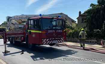Hanworth Road: Six fire engines tackling Hampton house fire