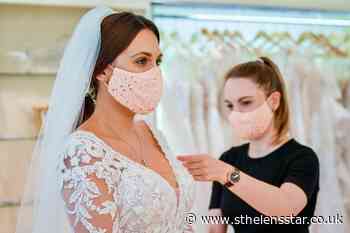 Plastic Champagne flutes and quarantined dresses as bridal shops reopen - St Helens Star