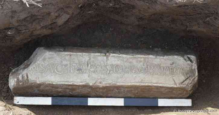 Detectorist finds Roman lead pig ingot in Wales