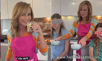 Amanda Holden delights fans with hilarious cooking video featuring her two daughters