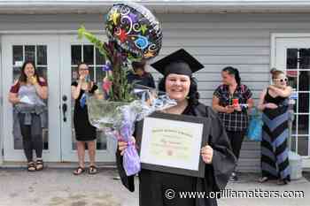 Orillia teen's graduation marked with drive-by celebration (8 photos) - OrilliaMatters