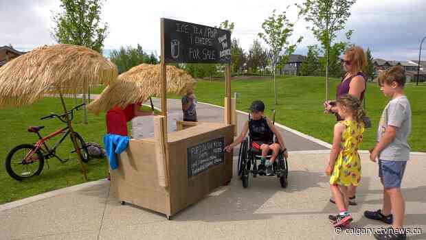Airdrie boy's pop-stand business for custom BMX bike becomes fundraiser for Alberta Children's Hospital