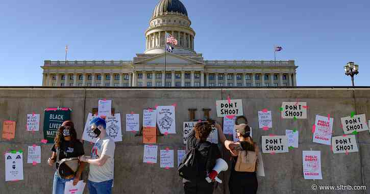 Protesters rally against police brutality outside Capitol — and then take to the streets