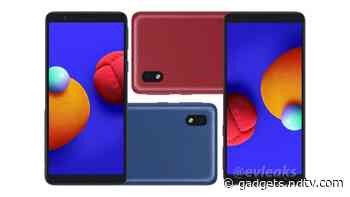 Samsung Galaxy A01 Core Leaked Render Tips Textured Back Panel, Single Rear Camera
