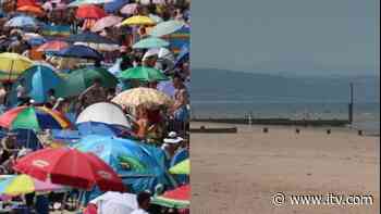 This is how beaches in Wales and England looked in a heatwave during a pandemic - ITV News