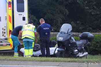 Motorrijder gewond bij ongeval in Jabbeke