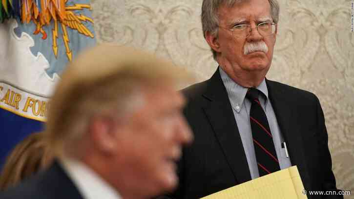 Bolton calls Trump 'naïve and dangerous' and hopes he'll be remembered as a one-term president - CNN