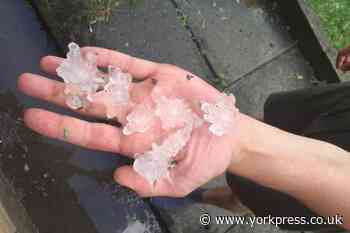Forecasters warn of risk of thunderstorms for York this afternoon