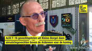 Acht F-16's simuleren luchtgevecht voor koningsbezoek vliegb... (Peer) - Het Belang van Limburg