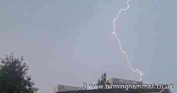 Brum braced for thunderstorms and lightning as heatwave ends