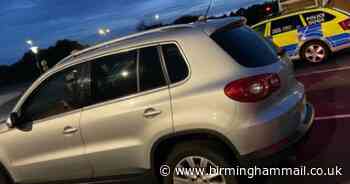 Footage shows police box in car on M5 and find 'secret drug compartment'