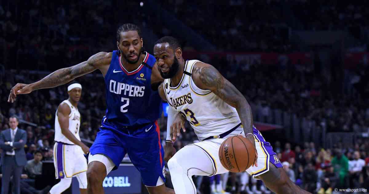 NBA: Termine zum Restart fix - Lakers mit LeBron James und Clippers mit Leonard - SPORT1