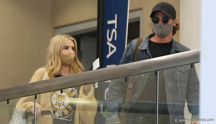 Emma Roberts & Garrett Hedlund Spotted at Airport After Pregnancy News