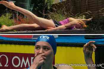 How Ponteland Olympic swimming hopeful is training - without a pool