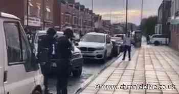 See armed police arrest men at gunpoint following West Road incident