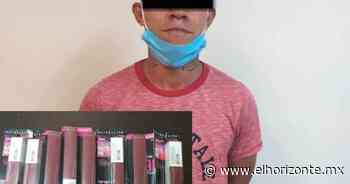 Queda detenido por robar nueve labiales de tienda en Guadalupe - El Horizonte