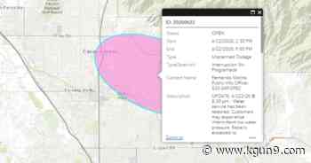 Water restored to 3,000 Tucson Water customers in Catalina Foothills - KGUN