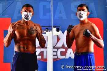ESPN Weigh In Results: Berchelt vs.  Valenzuela