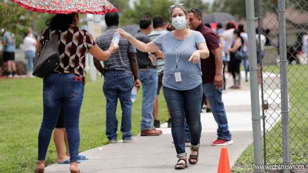 U.S. states reimpose virus controls after daily cases surged to all-time high