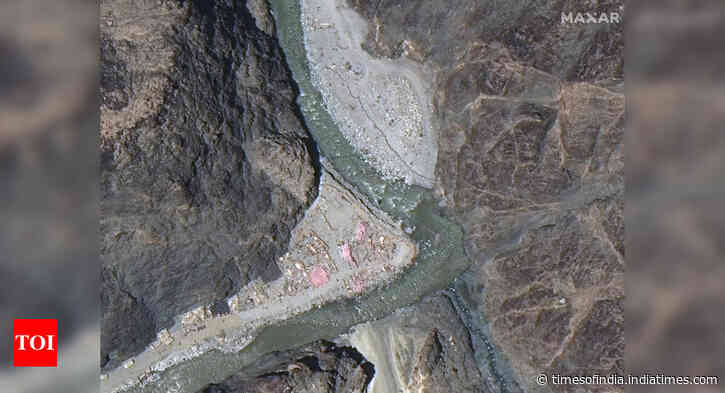 Satellite images show buildup on both sides of India-China border