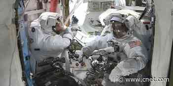 Space Station astronaut loses mirror during maintenance spacewalk     - CNET