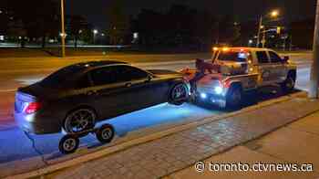More than 50 vehicles stopped overnight as a result of speeding and stunt driving
