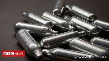 Laughing gas arrests after 1,800 canisters found in car