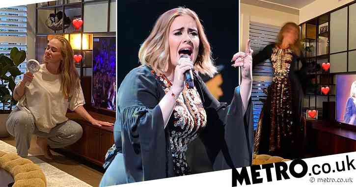 Adele watches her own 2016 Glastonbury headline set after ‘5 ciders’ as fans rave about how brilliant it was