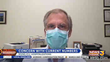 Chief medical officer at Eisenhower Health discusses the county's high ICU usage - KESQ