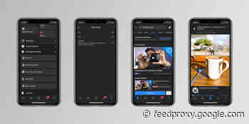 Facebook slowly begins rolling out Dark Mode support for iOS