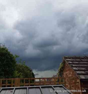 Photo taken in York shows 'not just the eyes of the storm, but the whole face!'