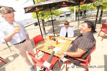 Enjoying some pops on a Toronto patio with the Mayor - Toronto Sun