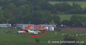 Glastonbury 2020: Plane appears in front of Pyramid Stage