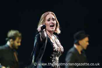 Adele dons sparkly Glastonbury dress as she relives 2016 headline set