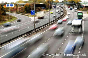 M61 section Horwich closed due to serious collision