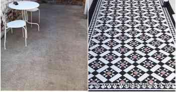 Mum gives backyard incredible DIY upgrade for just £100