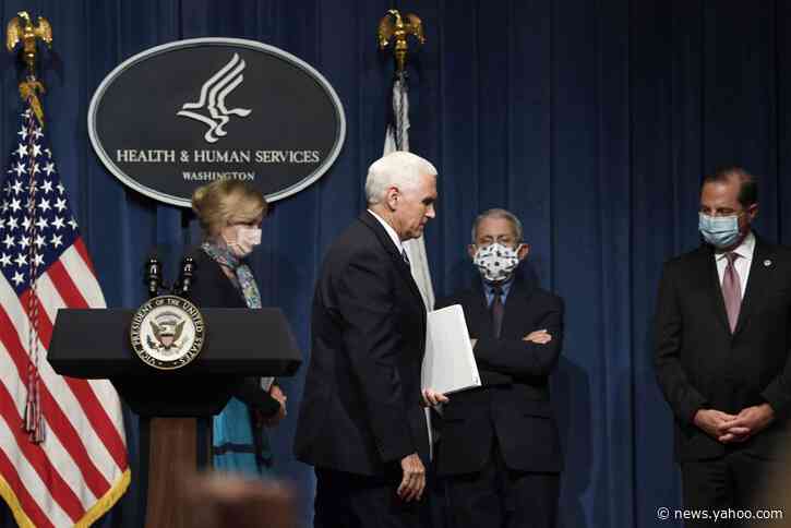 Coronavirus task force briefs — but not at White House