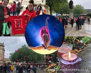 Crowds gather to pay tribute to pole fitness champion