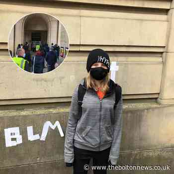 Anti-racism protest takes place in Bolton