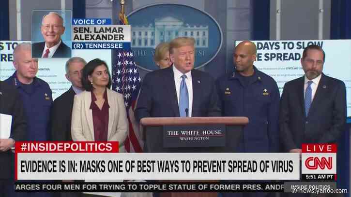 GOP Senator Urges Trump to Publicly Wear Mask: ‘Would Be a Sign of Strength’