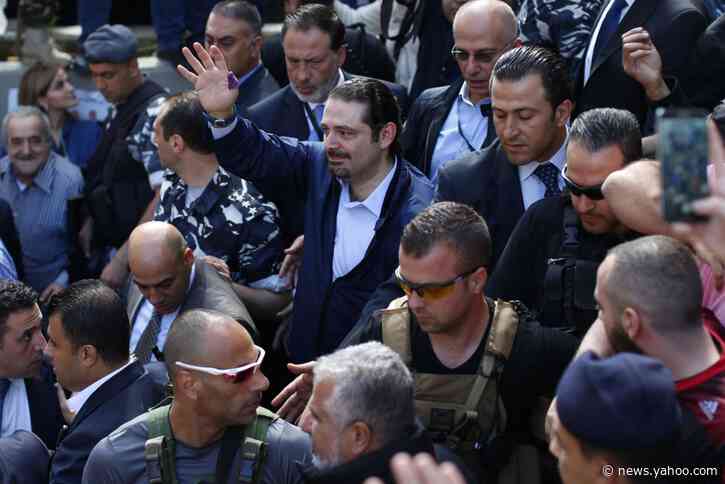 Missile hit near convoy of ex-Lebanon PM Hariri, report says
